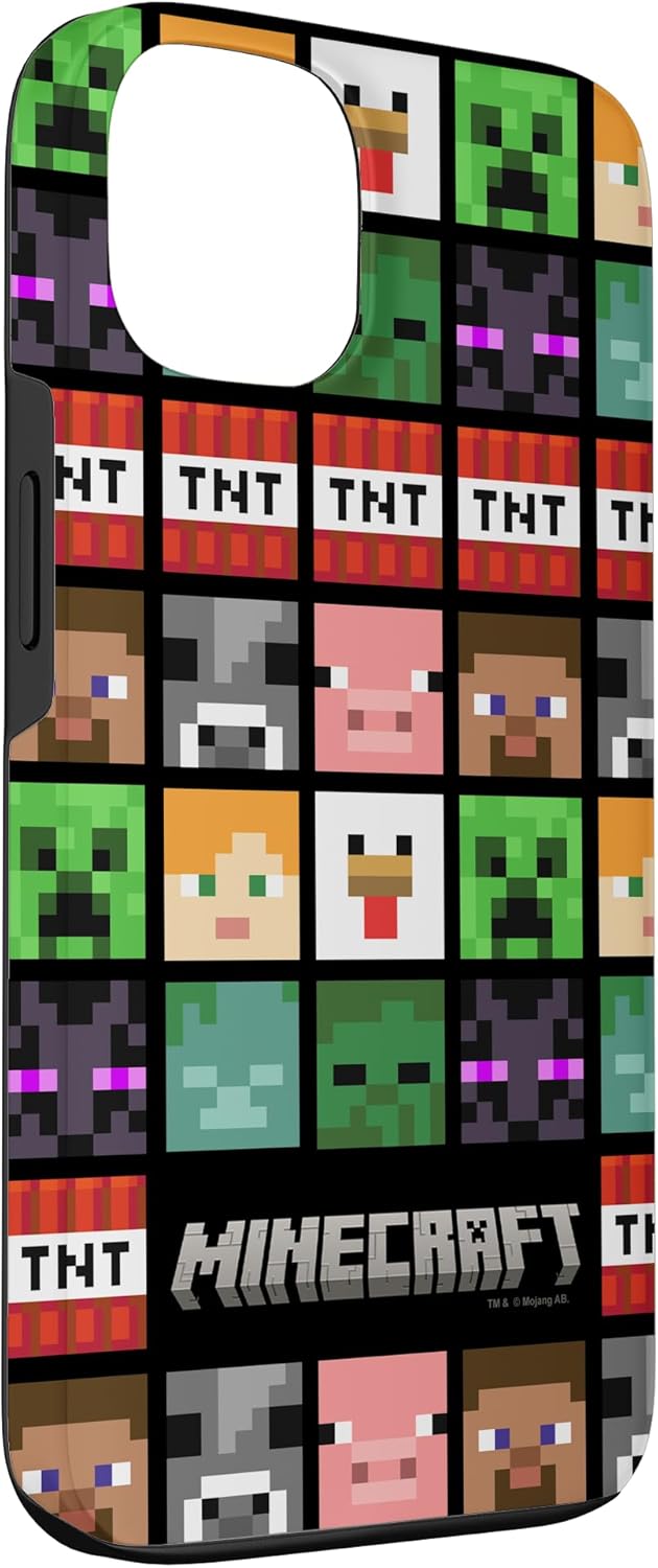 Minecraft Group Shot Faces Collage Case for iPhone 13