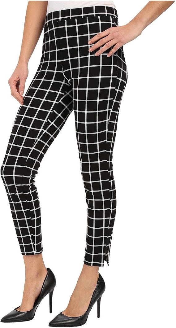 Windowpane Ponte Skimmer Leggings 