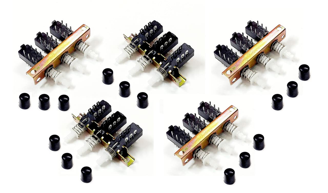 ERH India (Pack of 10) Push Selecter Switch for Amplifiers, Home Theater, DJ etc with Knob 3 Way Push Switch for Amplifiers (B09K7RV5B3) Amazon Price History, Amazon Price Tracker