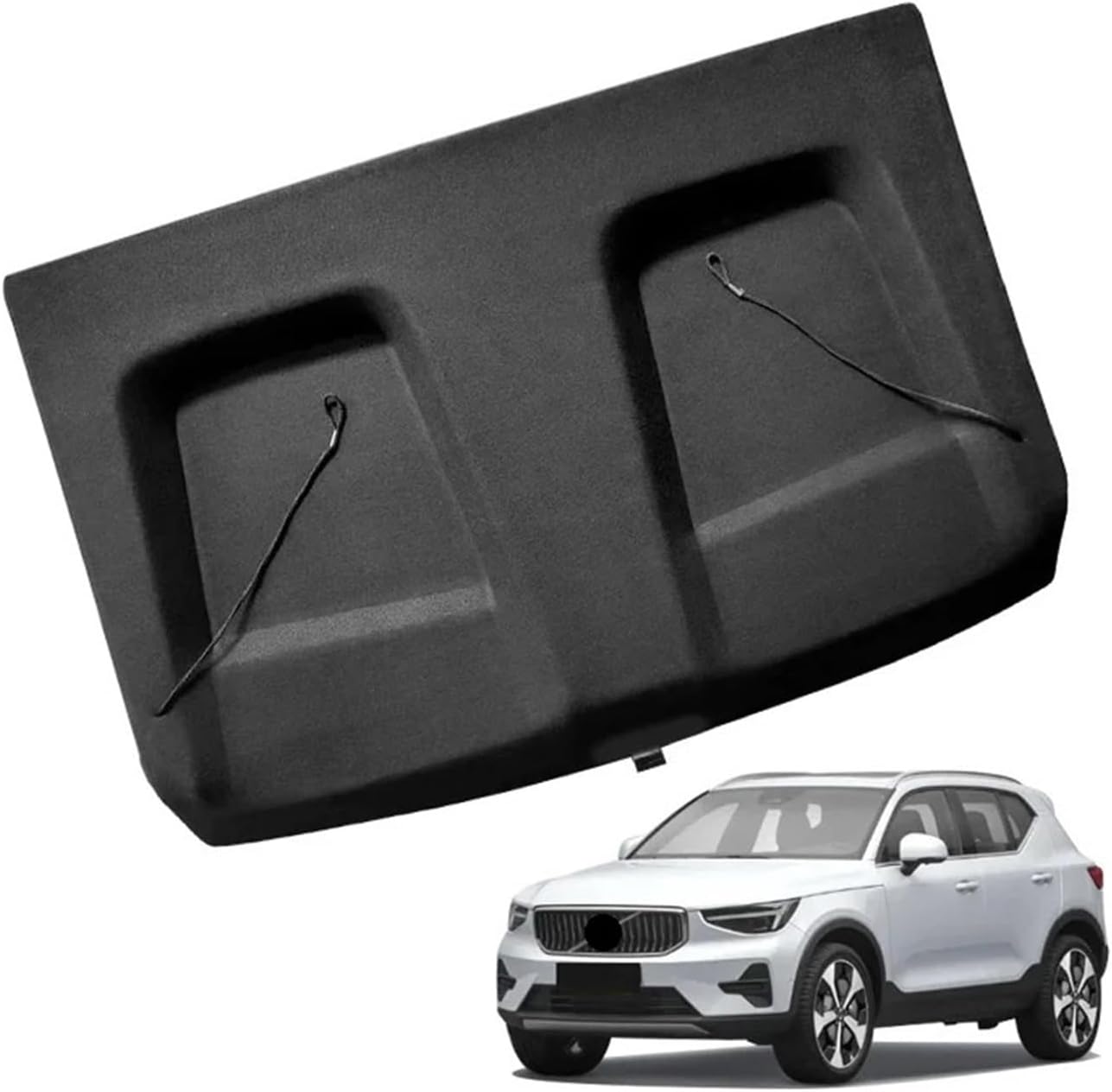 Compatible with Volvo XC40 Cargo Cover Trunk Non-Telescopic Cargo Cover Parcel Rack Waterproof Shield Privacy Cargo Cover Auto Accessories