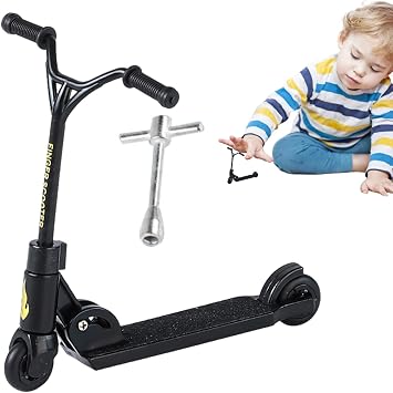SCcooter FingGer Toy| Tech-Decks ScootTer FingeRr| Cute Mini Skateboard| FIinger RolleRr SkatTing| Sttunt ScooterR For KidDs EXxciting Toy PLlay| 8.5x6x8.5cm/3.35x2.36x3.35 inches