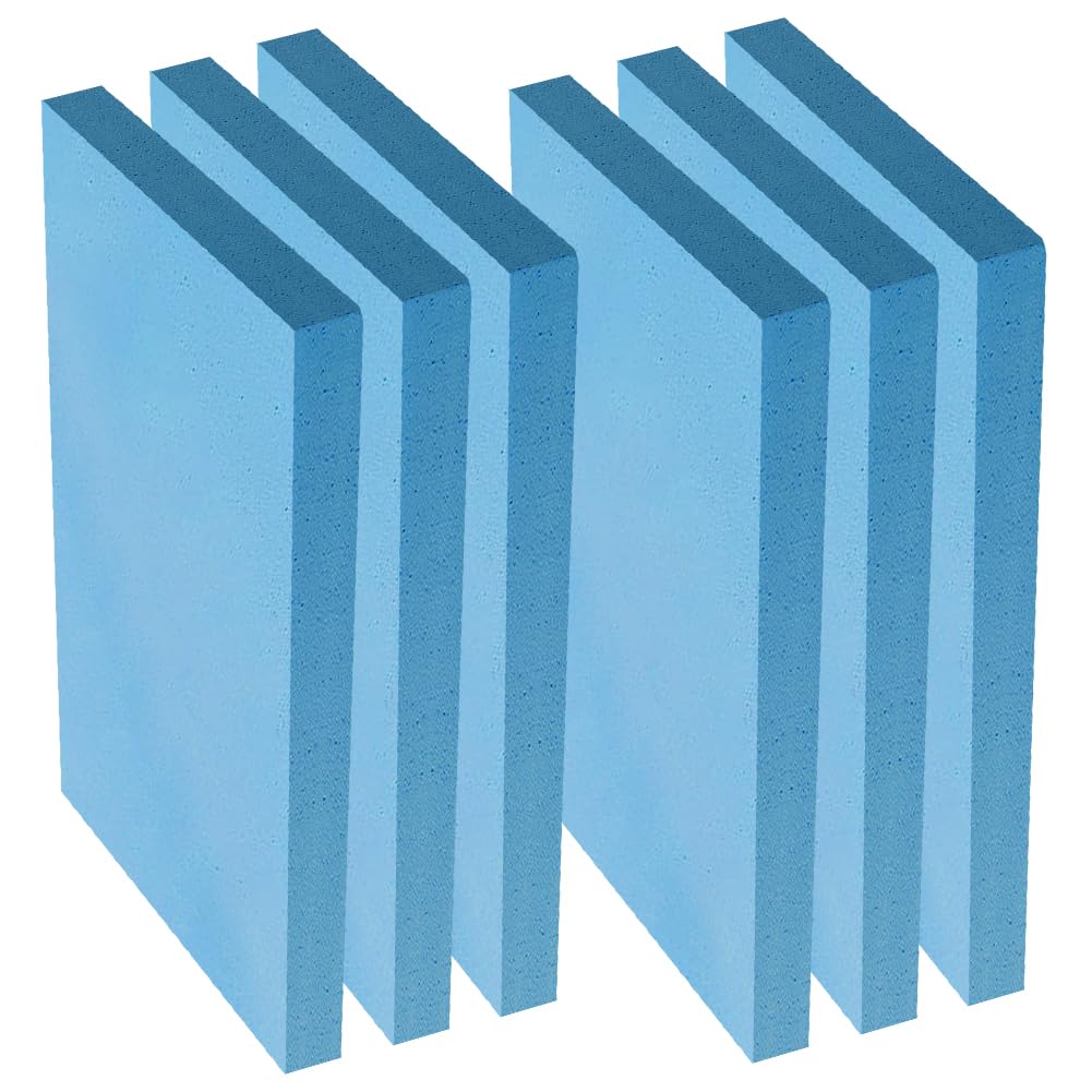 Lot de 6 plaques en mousse rigide, pour bricolage, modèle de bricolage, plaque de polystyrène rigide, fait à la main, pour la modélisation de paysage, 30 x 20 mm