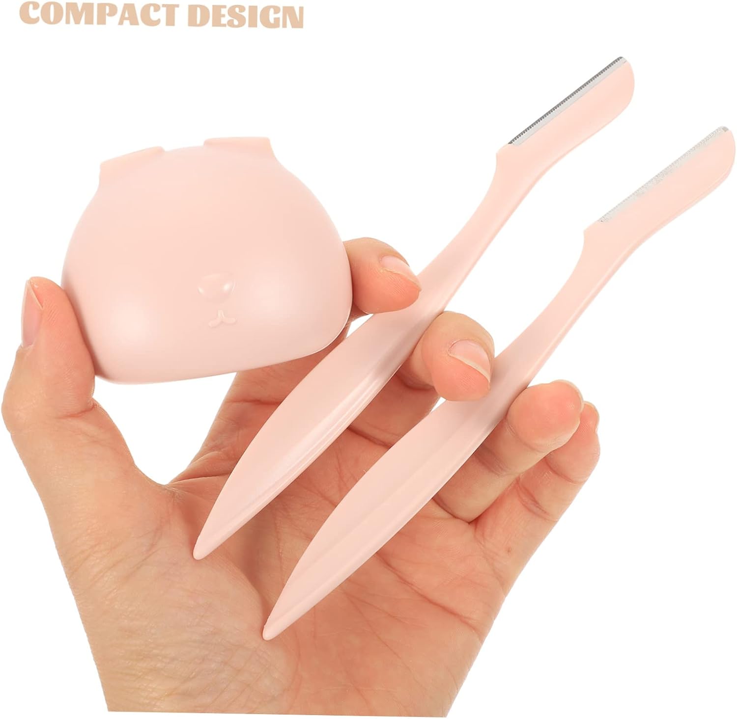 4pcs Mini Facial Hair Remover Women's Eyebrow Shaver Brow Trimmer for Makeup