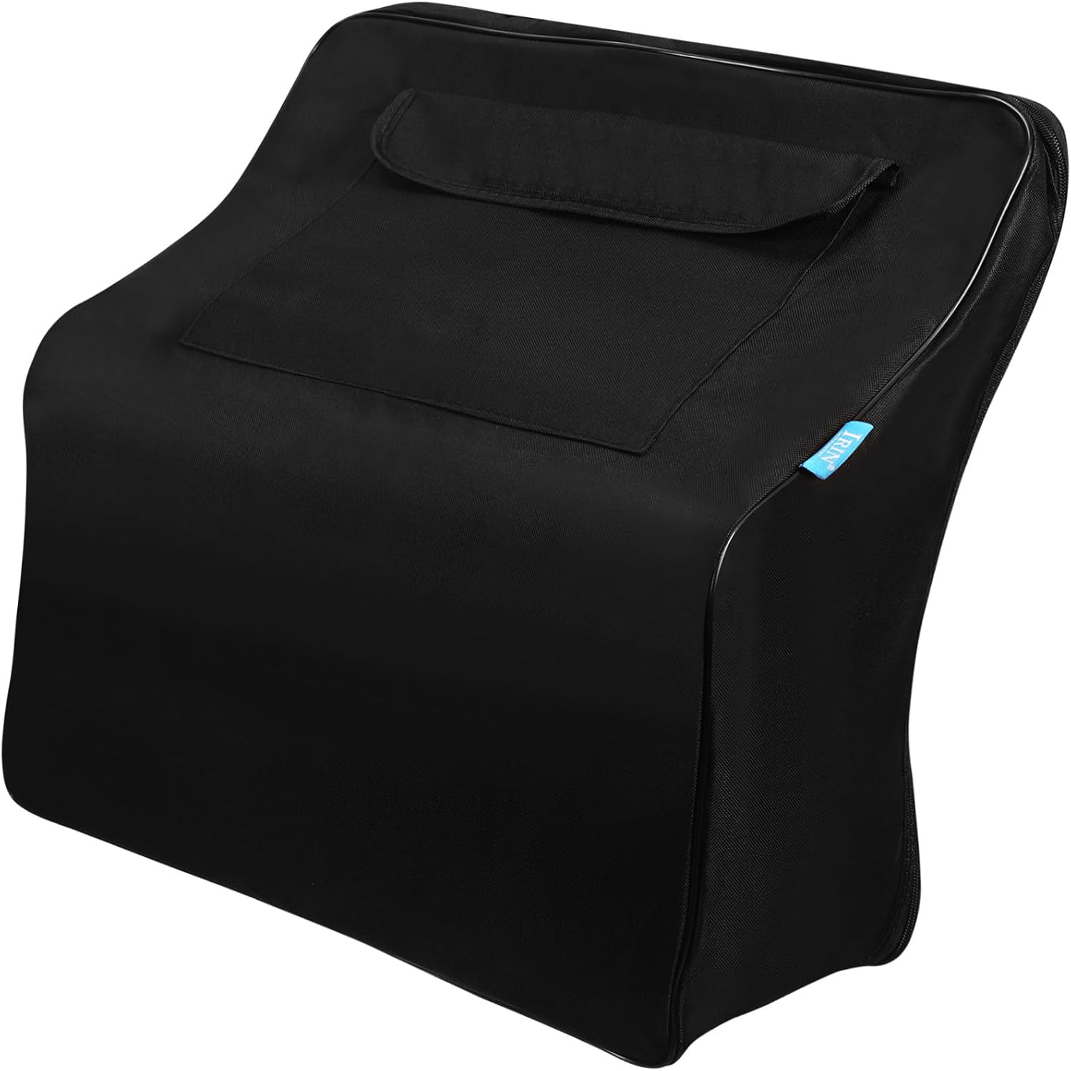 Black Accordion Case Big Padded Straps Storage Bag Accessory Case Backpack Pouch