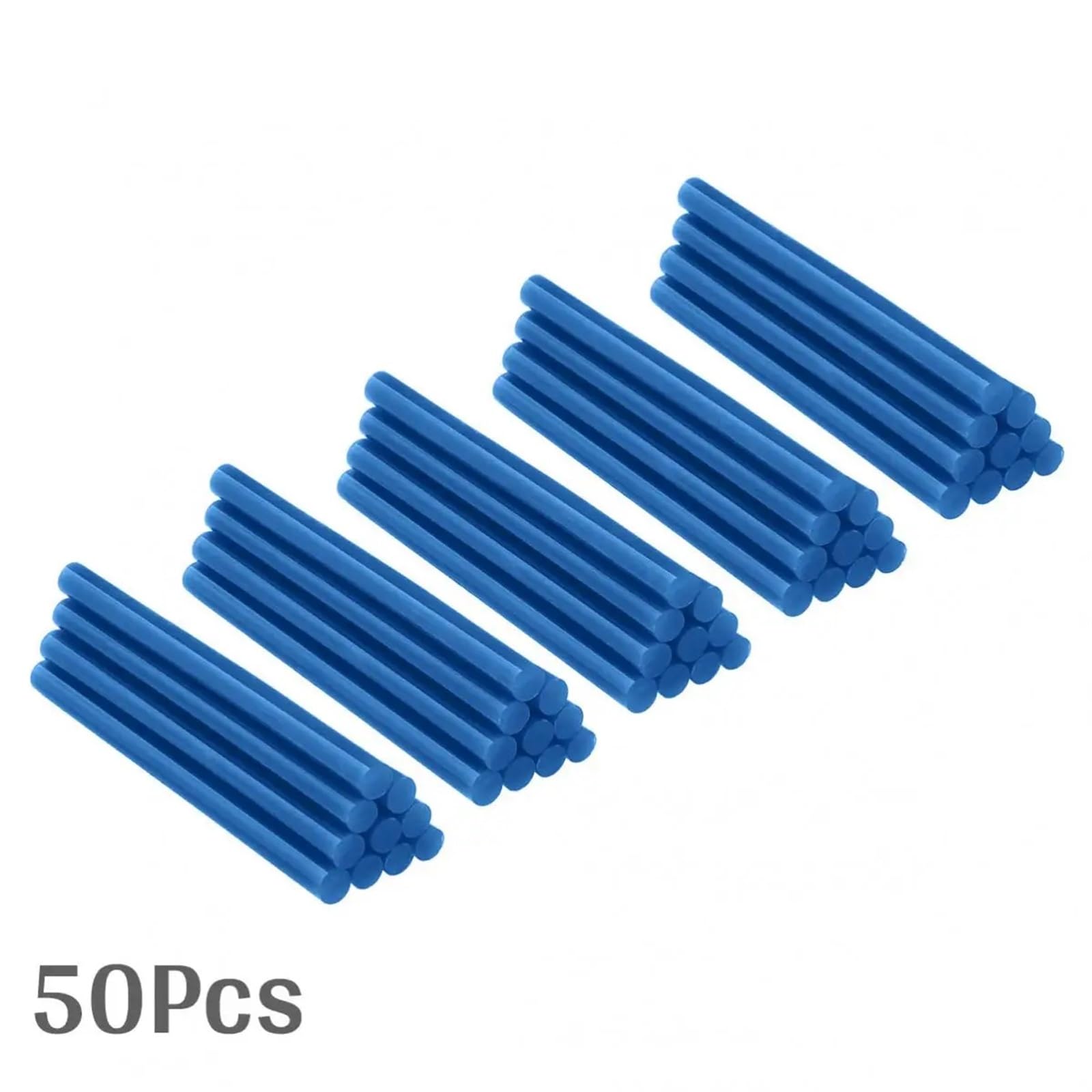 50 pezzi 7mmx100mm Bastoncini di colla a caldo blu Bastoncini di colla a caldo adesivi forti Strumenti fai da te