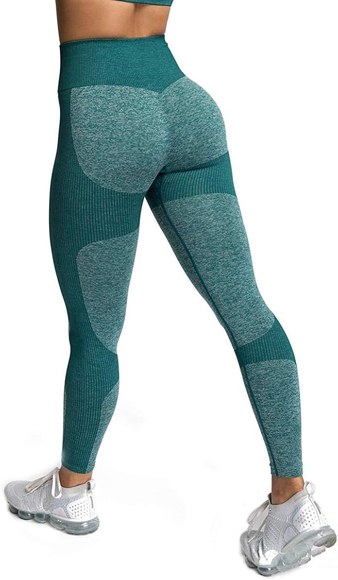 Zarjar Womens High Waisted Leggings 