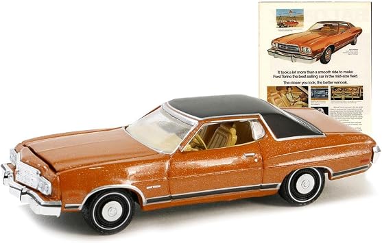 1/64 1973 Gran Torino, Vintage Ad Cars Series 10 39140-E