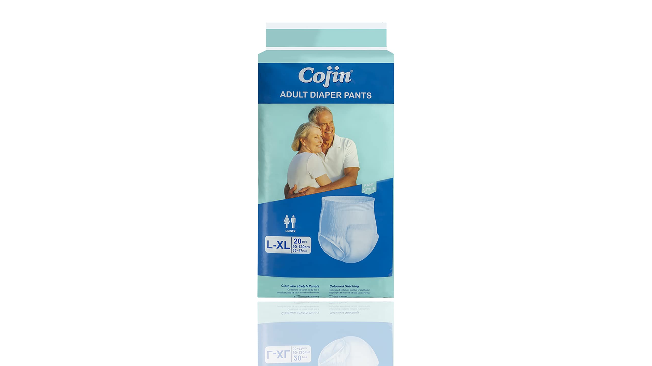 Cojin Adult Diaper Pants - L to XL Size (Pack of 1) - 20 pcs (B09QJLLB2F) Amazon Price History, Amazon Price Tracker
