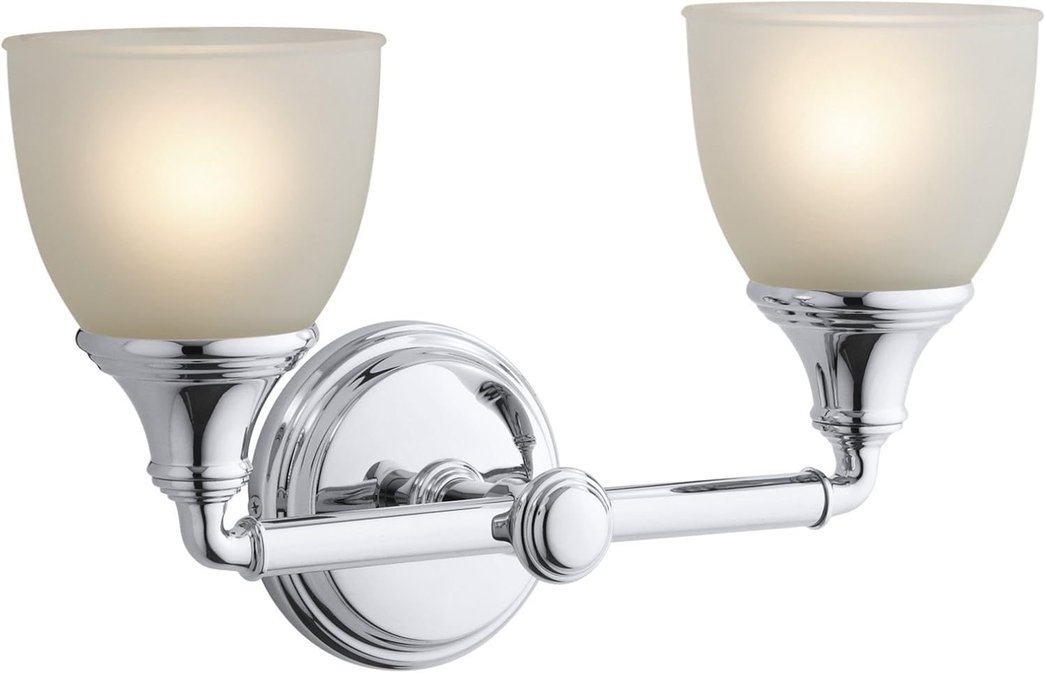 KOHLER Wall Sconce by , Double Wall Sconce, Devonshire Collection, Brushed Nickel, K-10571-BN