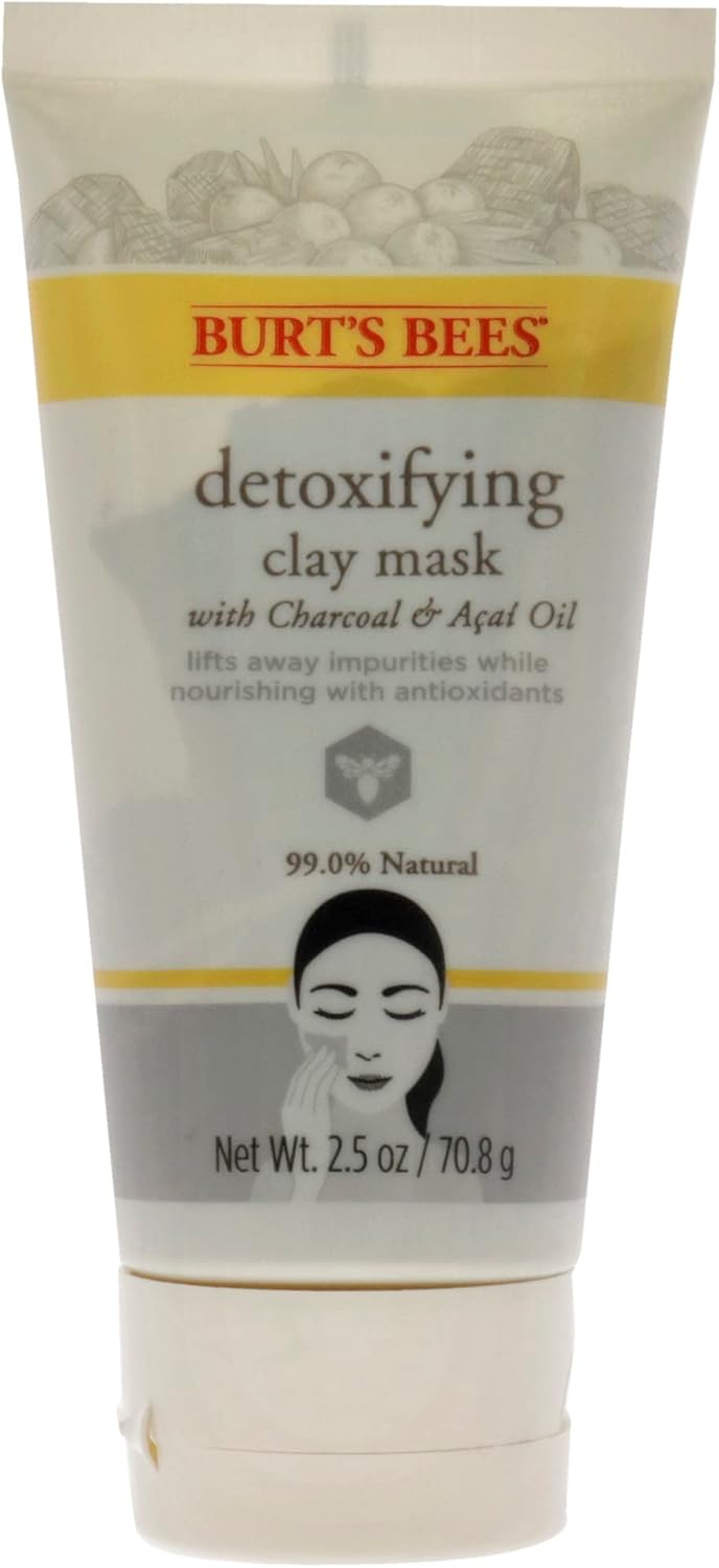 Burt's Bees Detoxifying Clay Mask for Unisex, 2.5 ounce Amazon.ca