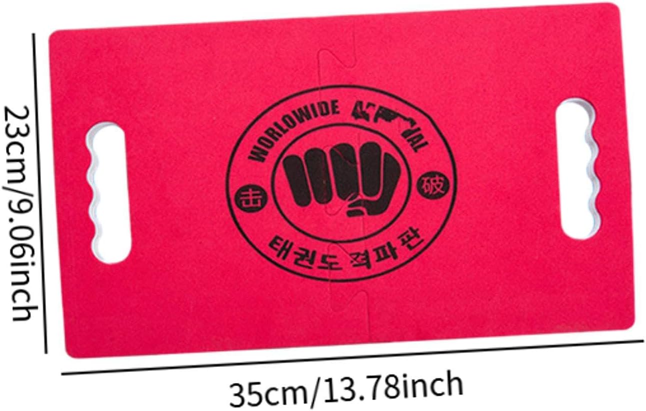 1 Rebreakable Taekwondo Board, Karate Breaking Board, Foam Material Foam Double-Sided Rectangular, Red/Navy, Secure Training for Arts Training, Home & Dojo Use