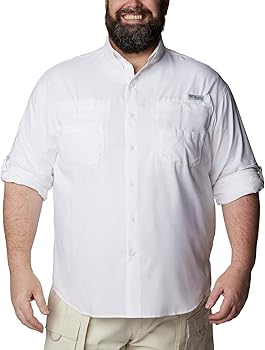 Chemise Columbia PFG Homme, Bleue, Taille L - Respirante, Légère Et Idéale Pour La Pêche