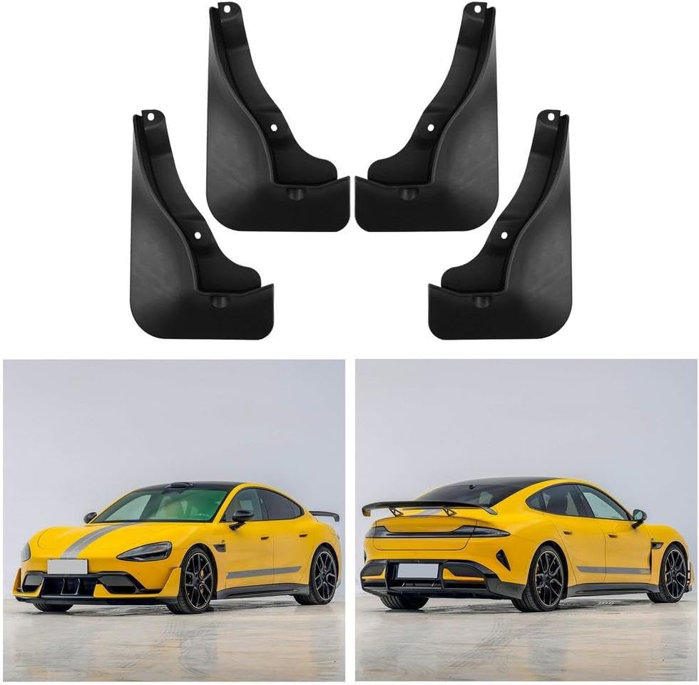 Car Splash Proof Anti-mud Mud Flaps Auto Parts For SU7 Ultra 2025-4Pcs Car Front Rear Mudguards Fender Splash Guards