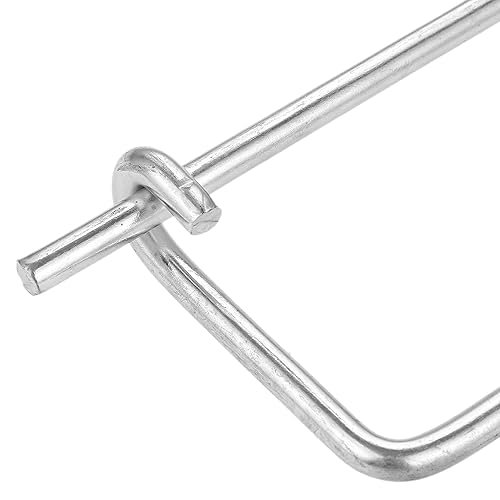 Miniatura 3 de Broche de acero con forma de chaveta de seguridad, pasador de resorte, broche de bloqueo rápido para enganche de granja, césped, jardín (tamaño