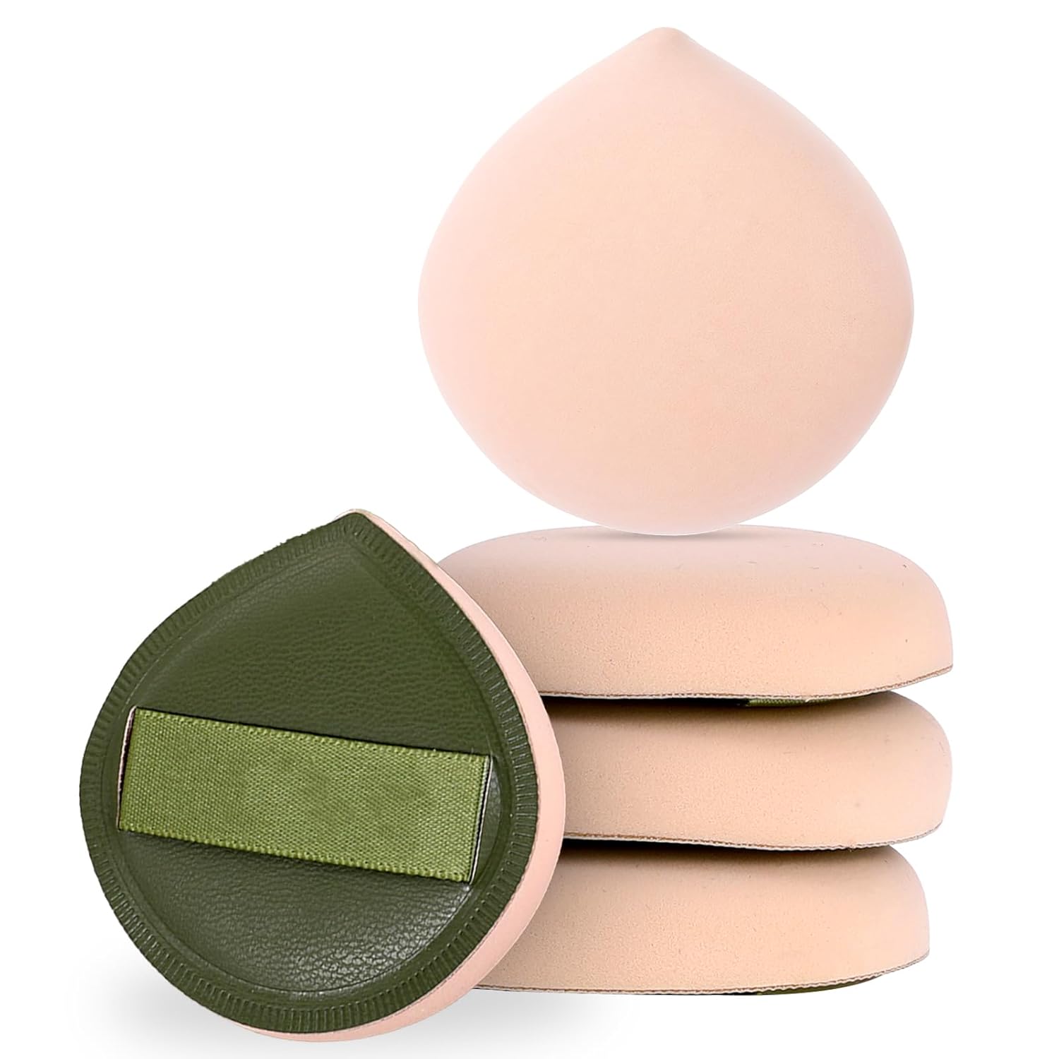 Giantree 5-Pack Makeup Sponges, Foundation Sponge, Cushion Puffs (for Foundation and Presseds Powder), Latex-Free Blending Sponges for Liquid, Pressed Powder and Cream Pressed Powder for Beginners Giantree 5-Pack Makeup Sponges, Foundation Sponge, Cushion Puffs (for Foundation and Presseds Powder), Latex-Free Blending Sponges for Liquid, Pressed Powder and Cream Pressed Powder for Beginners