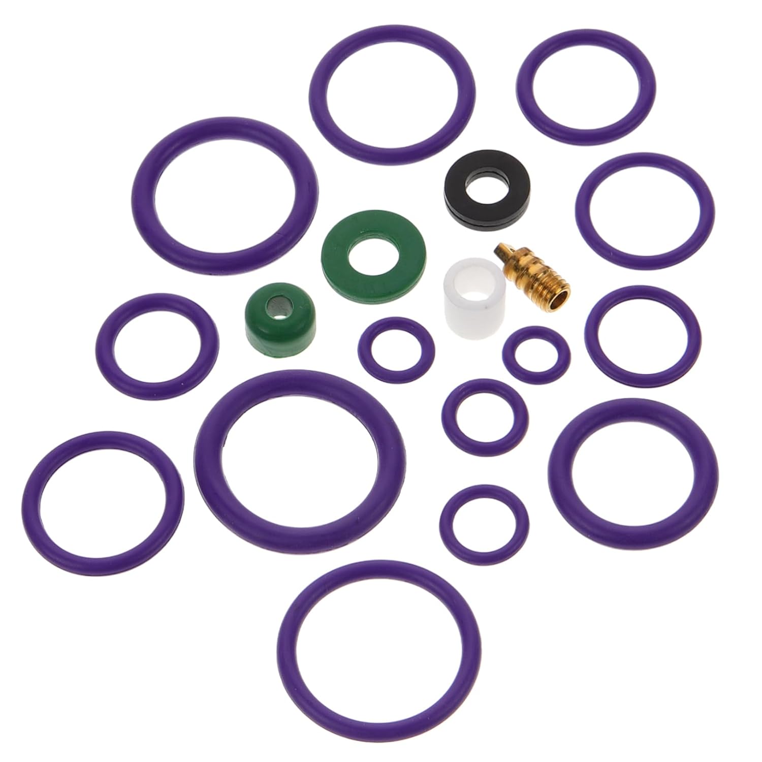 1Set Car Kit Assorted Rubber Seals for Air Conditioner Repair Durable Reliable Automotive for Leak Prevention