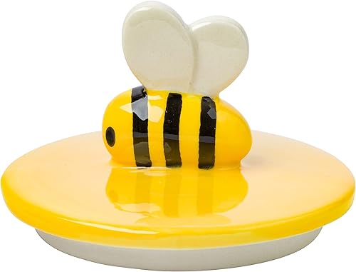 Miniatura 25 de Silver Buffalo Disney Winnie the Pooh - Taza de cerámica con diseño de hojas de otoño, 20 onzas Azul/Blanco,Taza de cerámica para caravana