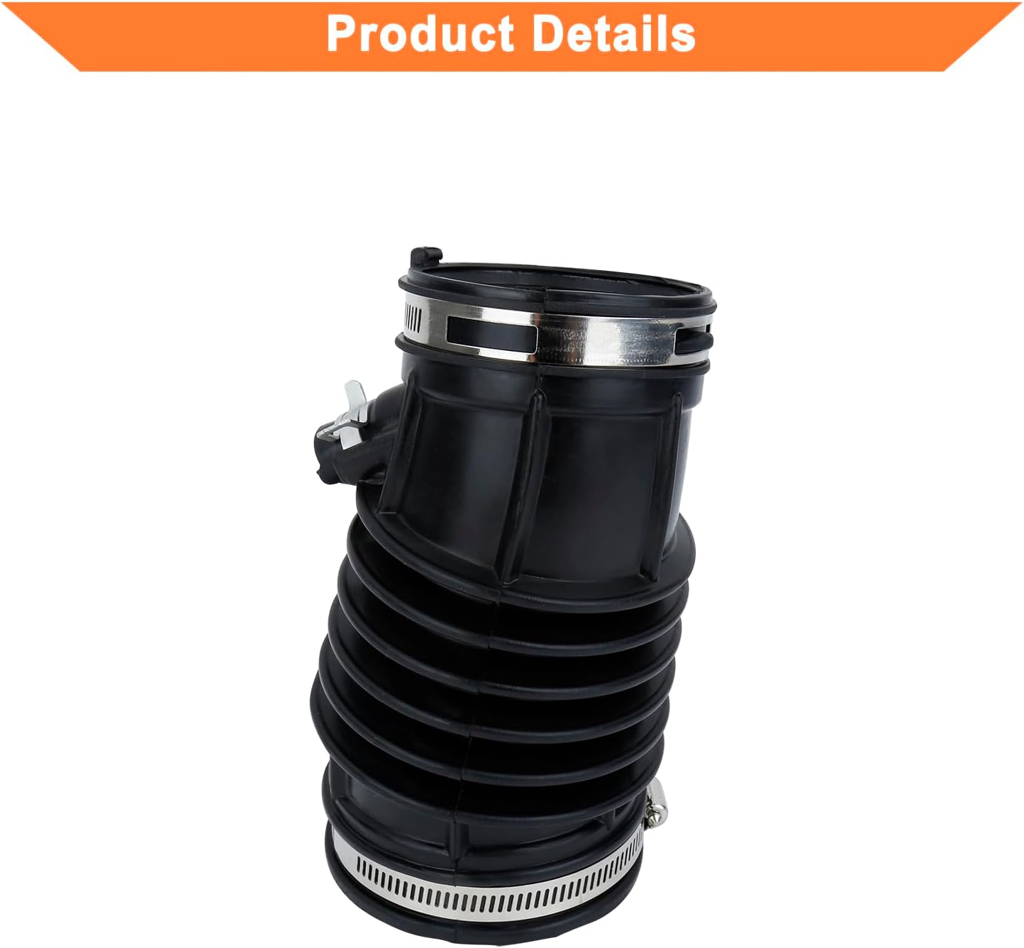 Engine Air Intake Hose Tube With Clamps. Replaces Part # 17228-5LA-A00 172285LAA00.Compatible with 2015-2016 Honda CRV 2.4L