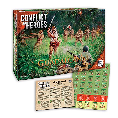 Academy Games Conflict of Heroes - Guadalcanal w/Free Army Expansion Bundle