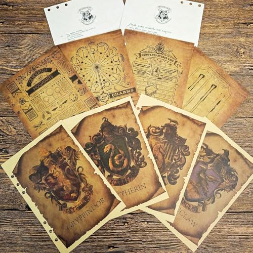 Image of Gifts- Harry Potter Diary Notebook A5 Vintage Journal, Magic Theme Refillable Planner with Hogwrts Letterhead Pages, Collectible Writing Notepad, Stationery Gift for Fans (Voldemort)100 Pages