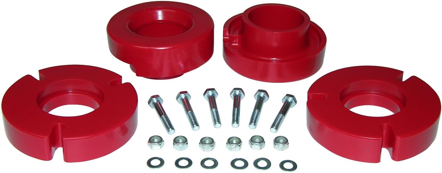 Prothane 04+ Ford F150 Front Coil Spring 2.5in Lift Spacer - Red