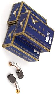 Aexit 4 Pairs Electrical Electric Drill Parts Motor Carbon Brushes 13mm x 8mm Power Strips x 5mm