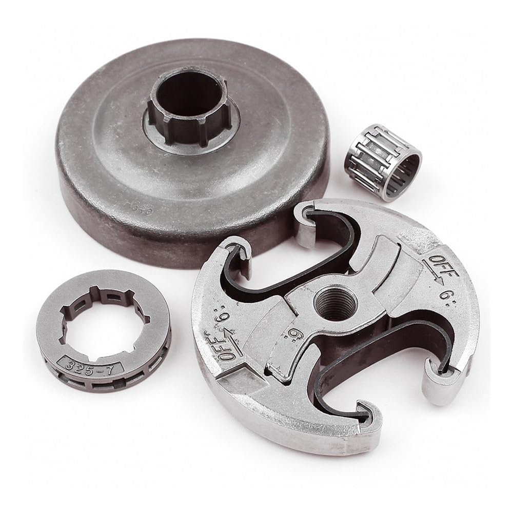 Tambour d'embrayage 0.325" 7T avec pignon pour tronçonneuse 340 350 et 450