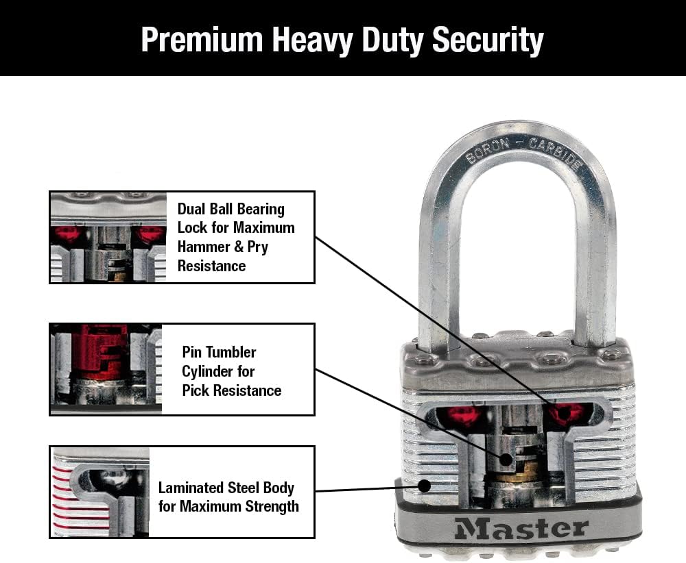 Master Lock M5XDLF Internal Security Features