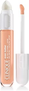 Clinique Even Better All-Over Full Coverage Concealer + Eraser Makeup For Dark Undereye Circles | With Hyaluronic Acid + Caffeine | Hydrating, Brightening + Depuffing