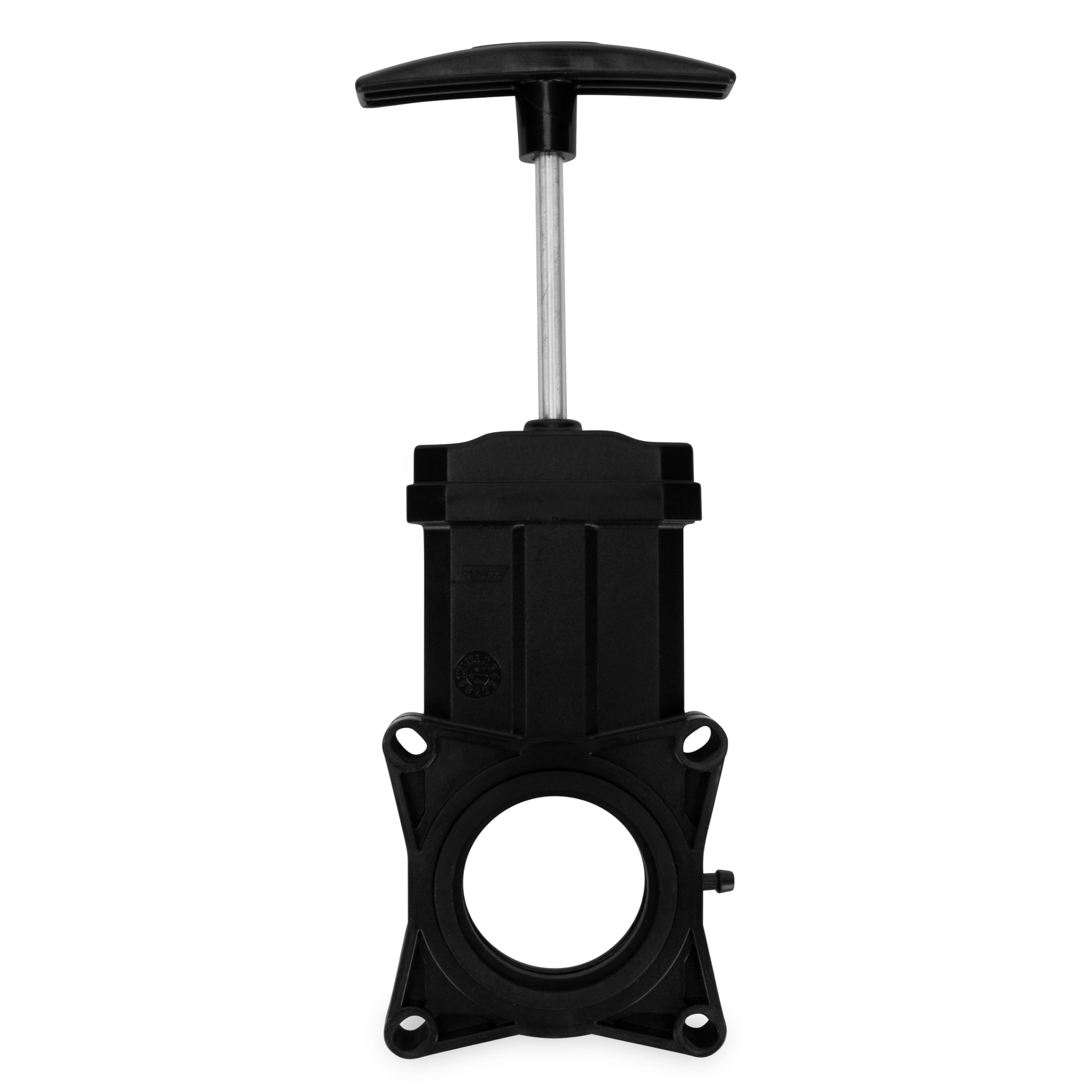 Camco RV 39503 Zastępczy zawór ściekowy z uchwytem, wyposażony w wytrzymały plastikowy uchwyt, o średnicy 38 mm