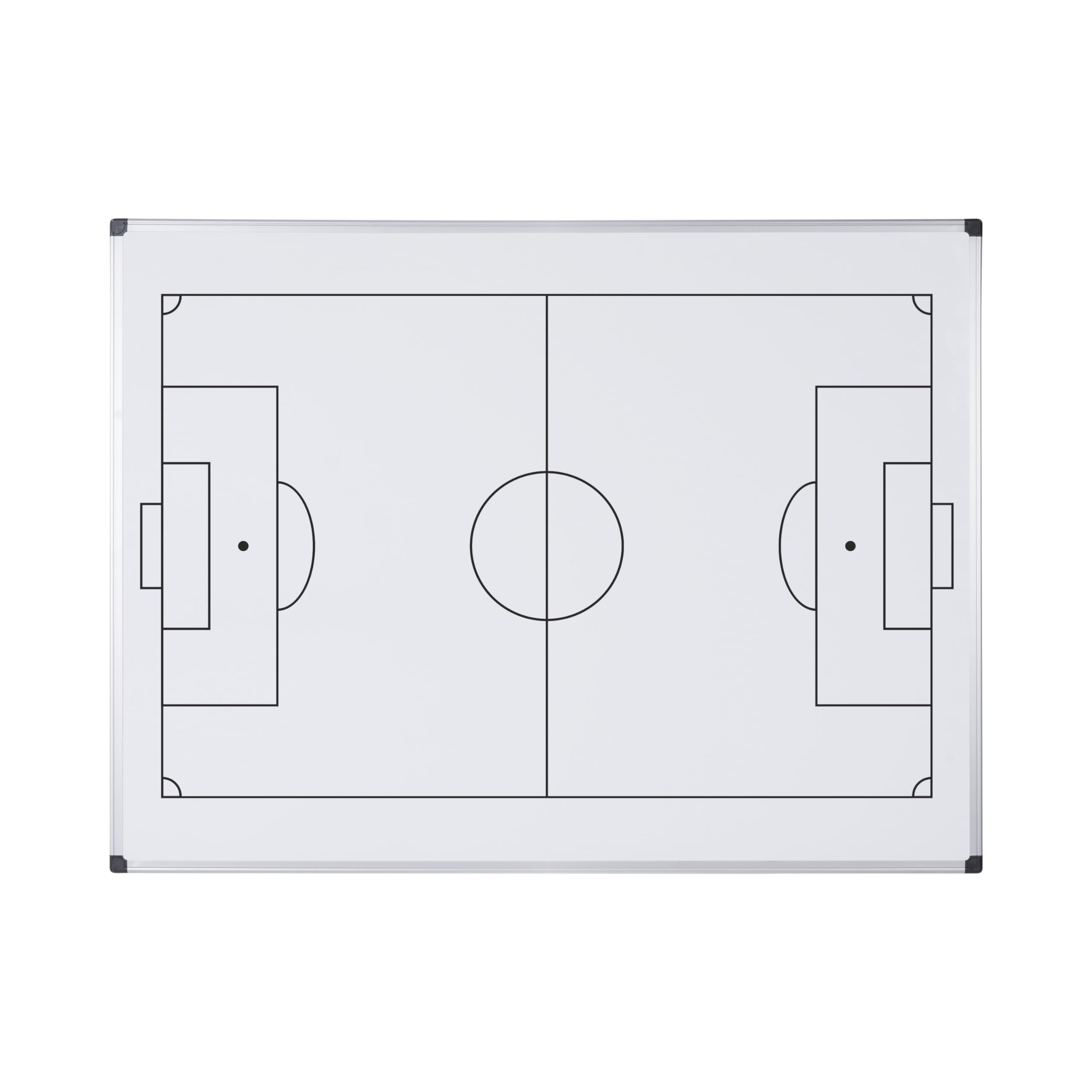 Bi-Office Maya Magnetic Football Printed Whiteboard - A3 - Lacquered Steel Printed Surface, Aluminium Frame