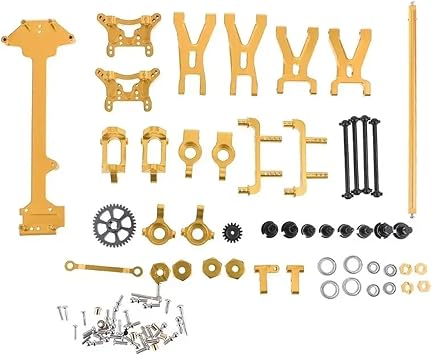 Upgrade Metal Parts Kit for Wltoys A959 A979 A959B A979B 1/18 Rc Car PartsGold