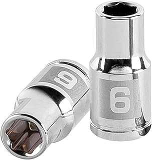 Truper 13168 / D-4706M - 6 mm 6-point Socket, 1/4