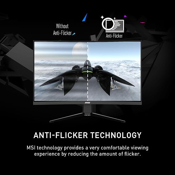 msi G273CQ, 27 Gaming Monitor, 2560 x 1440 (QHD), VA, 170Hz, FreeSync Premium, HDR Ready, HDMI, Displayport, Tilt