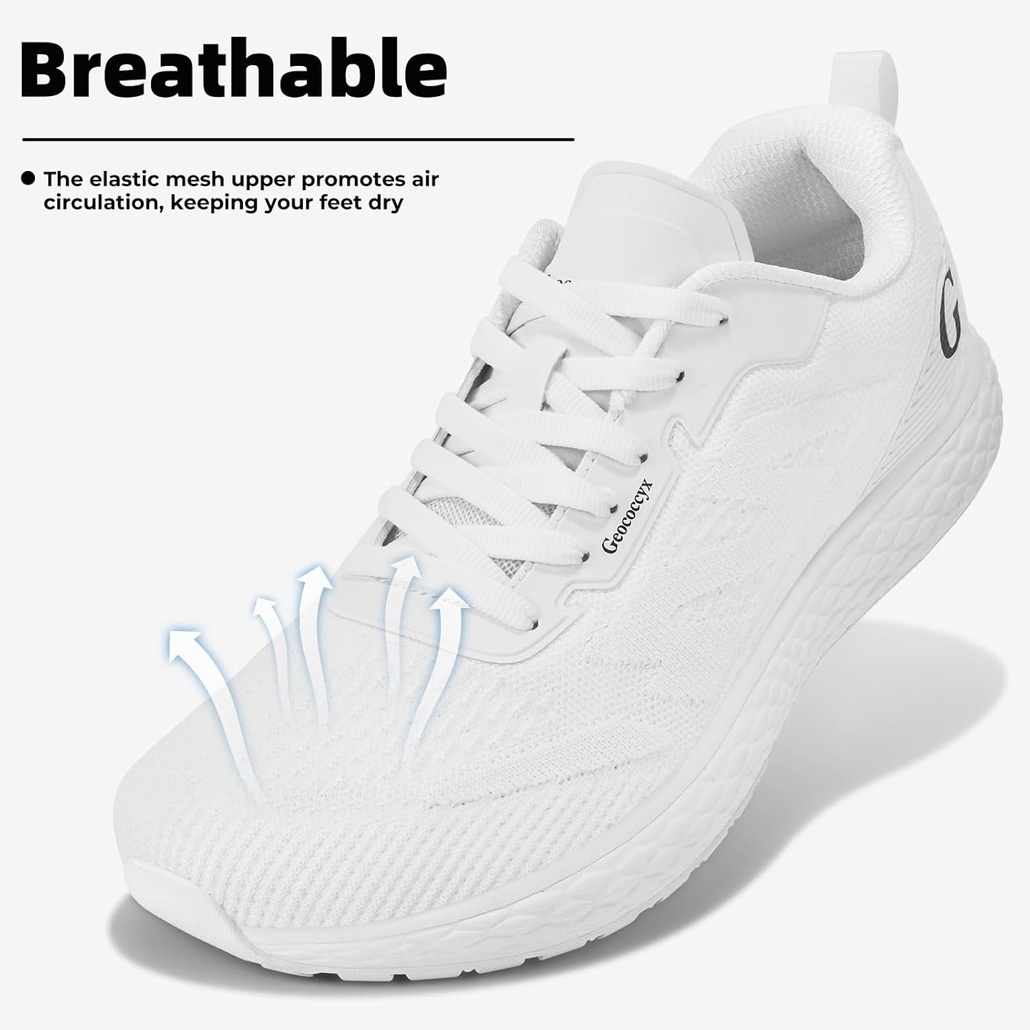Sports Shoes Men's Wide Toe Box Trainers Breathable Non-Slip for Everyday and Outdoor Use image 2