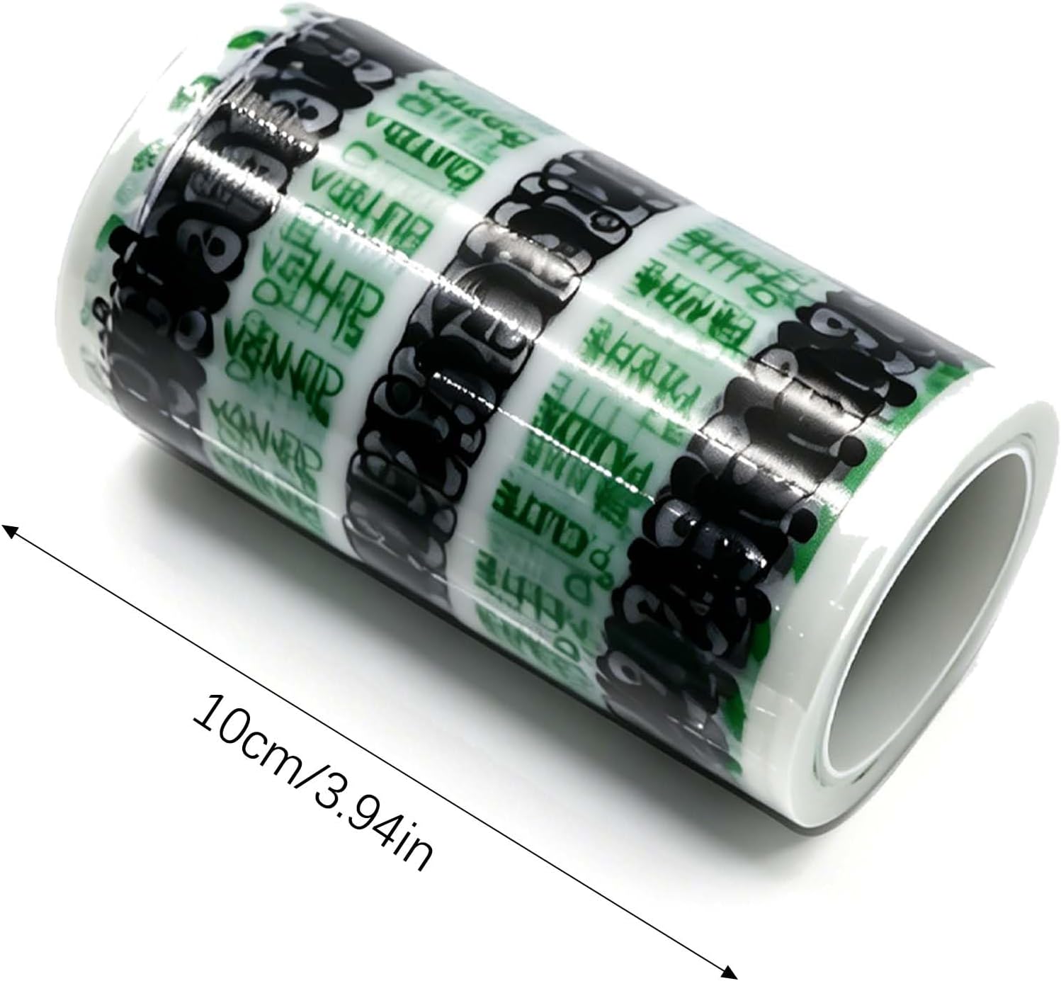 2 Pack Disposable Barrier Film Roll with Cute Panda Printed,Multi-Use