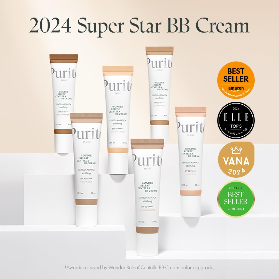 PURITO Wonder Releaf Centella BB Cream (#23 Natural Beige), 30 ml (Pack of 1) - Image 3