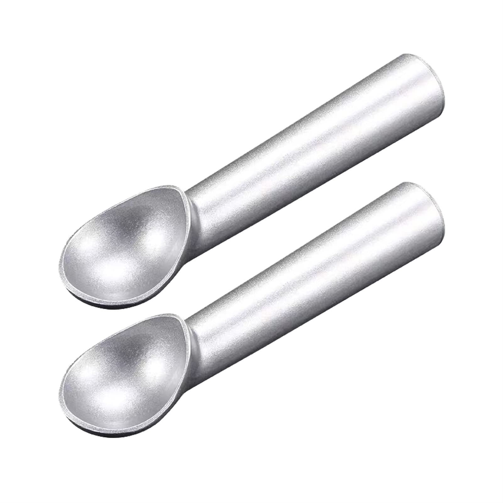 AYCDL Ice Cream Scooper, 2 PCS Ice Cream Scoops Stacks Stainless Steel Ice Cream Digger Non-Stick Fruit Ice Ball Maker Watermelon Ice Cream Spoon Tool,2pcs C,2pcs C