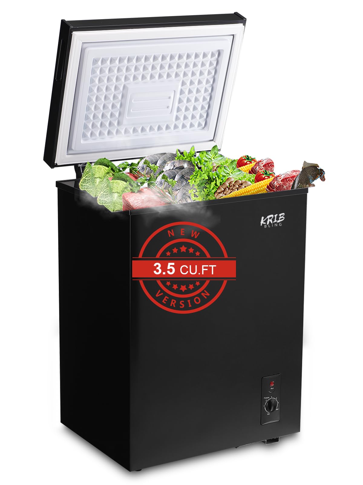 Amazon.com: Chest Freezer 3.5 Cu.Ft Mini 7 Gears Temperature