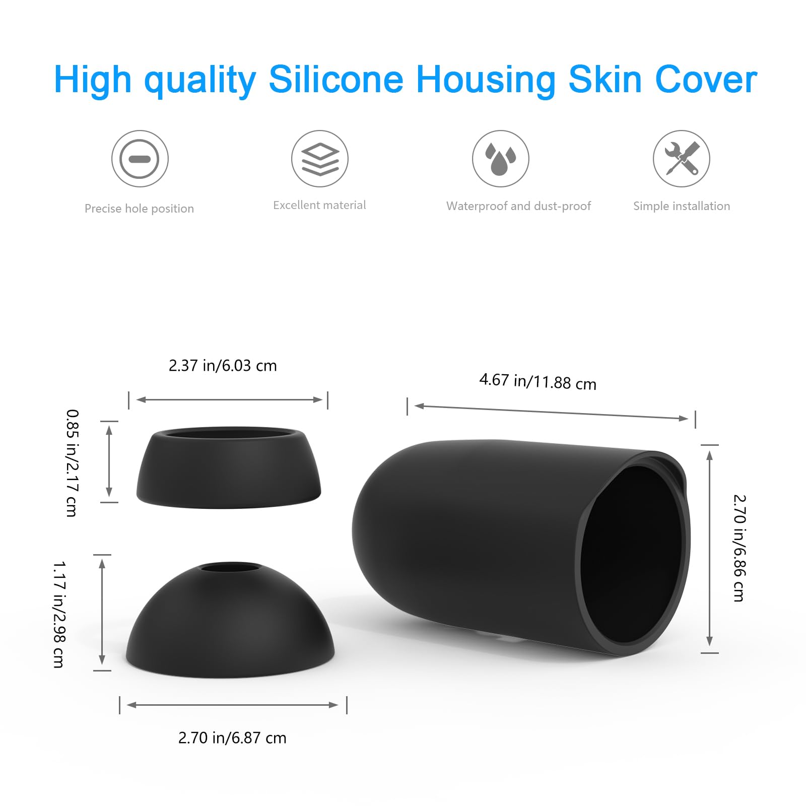 Custodia in silicone per telecamera di sorveglianza TP-Link Tapo C460 4K/8MP