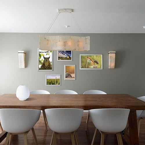 Miniatura 7 de HAITIAN Marco de póster a presión, montaje en pared, 8.5 x 11 pulgadas, tamaño de carga frontal, color negro mate, perfil de 1 pulgada, parte