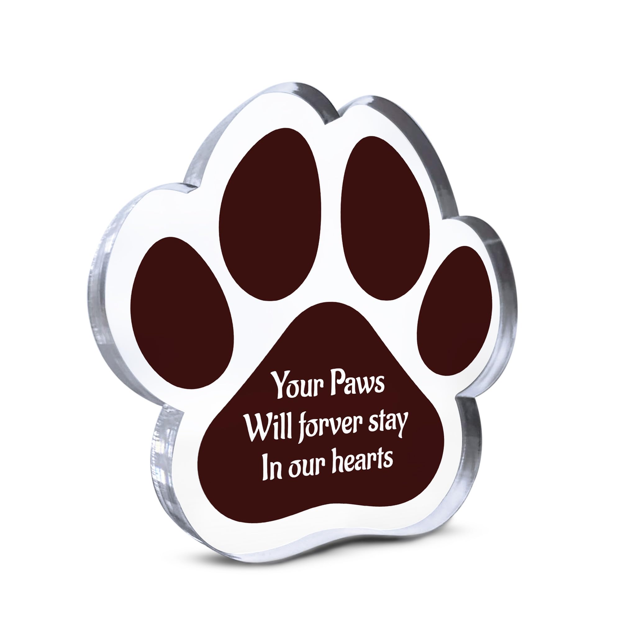 RED OCEAN Personalised Pet Memorial Plaque For Dog Cat Puppy Memorial Gift For Dog Lover Remembrance Plaque In Memory Sign For Pet Home Decor (Pet Memorial Sign 12)