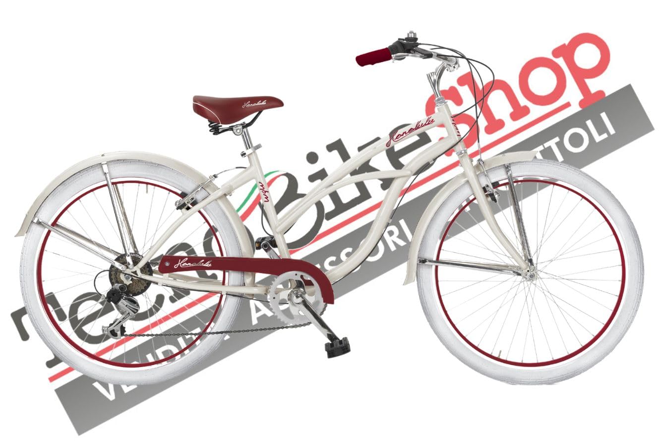 Bicicletta Cruiser MBM Honolulu Donna Ruota 26" Cambio 6 Velocità