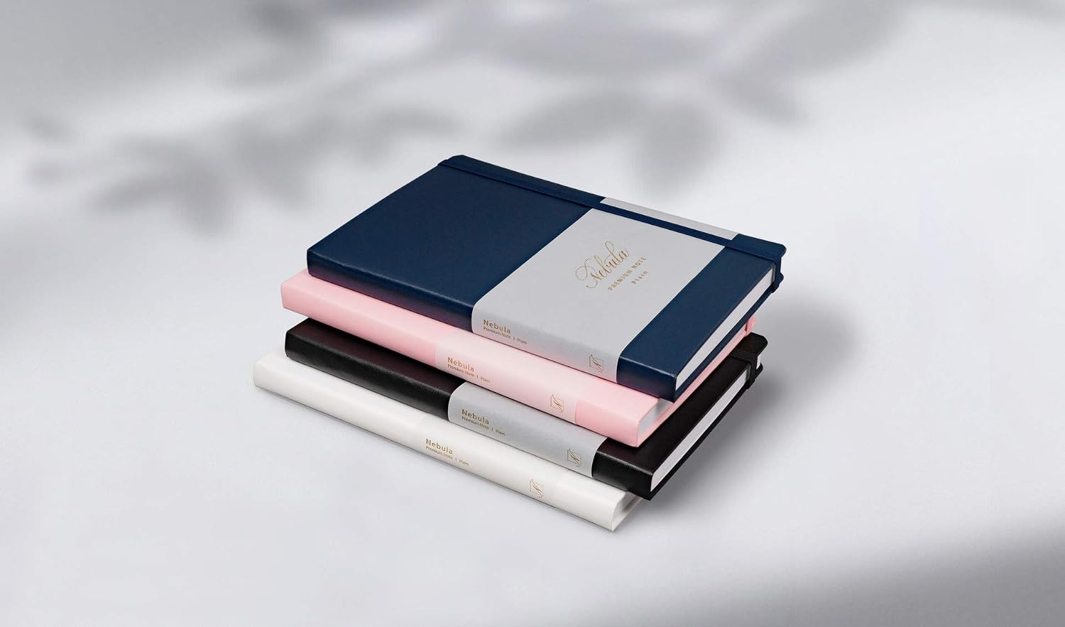 Nebula Note Premium by Colorverse - Snow White - 8.3" x 5.5" Hardcover Notebook - 192 Pages (90g/m2), Plain (Blank)      Office Product