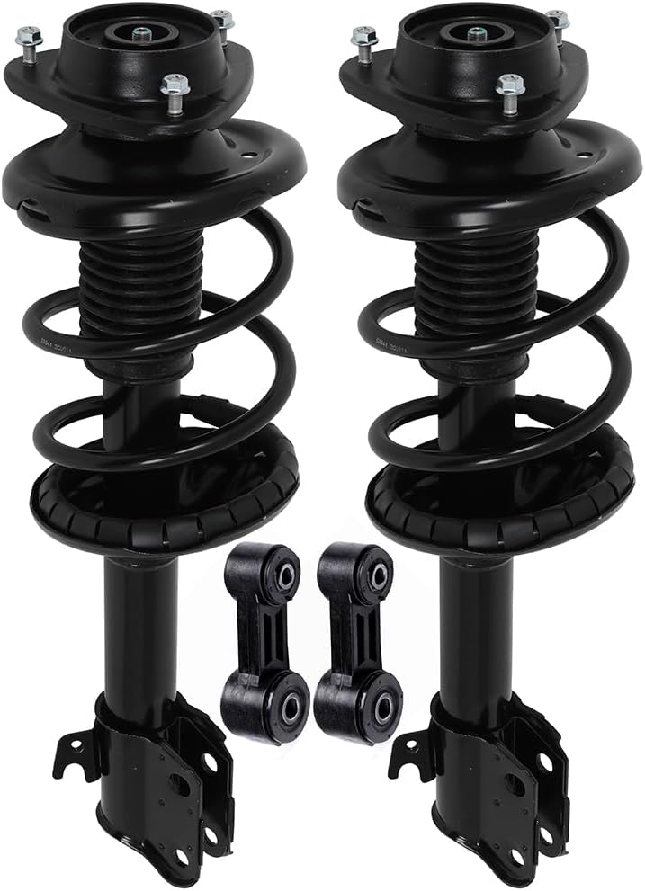 Struts Shock suspension kit for 2003 for Subaru Baja 2000 2001 2002 2003 2004 for Subaru Outback Front Complete Strut Assembly,Stabilizer Bar Link 4 Pcs, 172243 172242 K80693