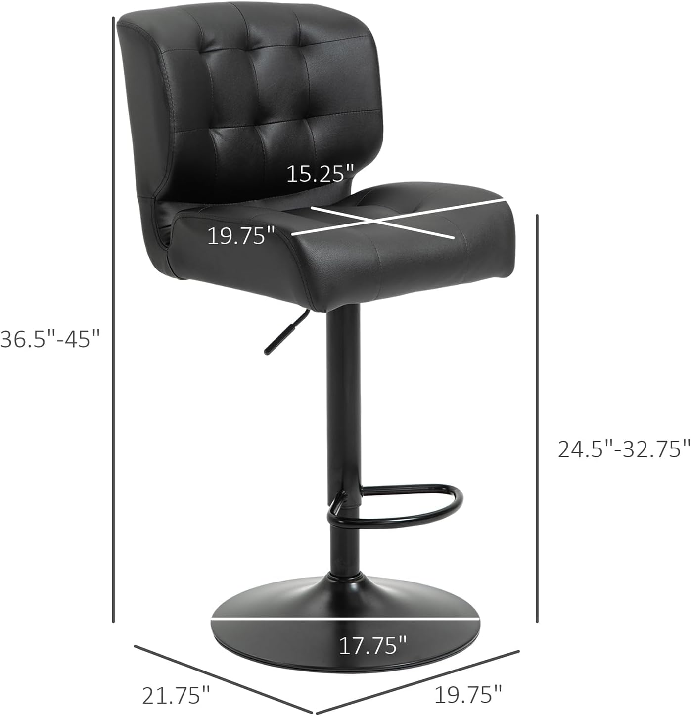 bar Stool Height bar stools Counter Height Barstools Modern bar stools Simple Assembly Shop Chair for Dorm, Recreation Game Room