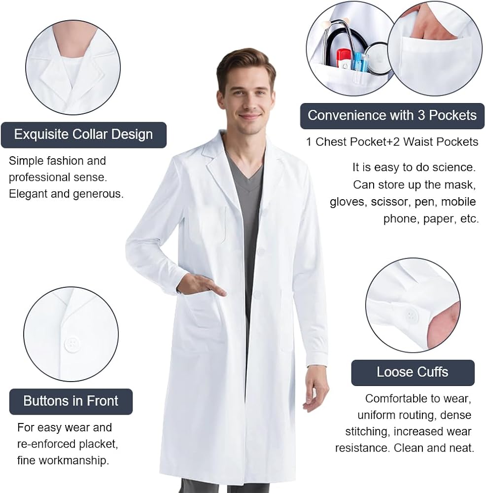 Blouse De Médecin Blanche De Vecteur, Uniforme Médical | Vecteur Gratuite