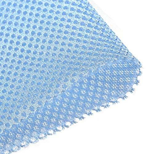 Tissu anti-poussière pour haut-parleur bleu ciel de haute finition 100x160