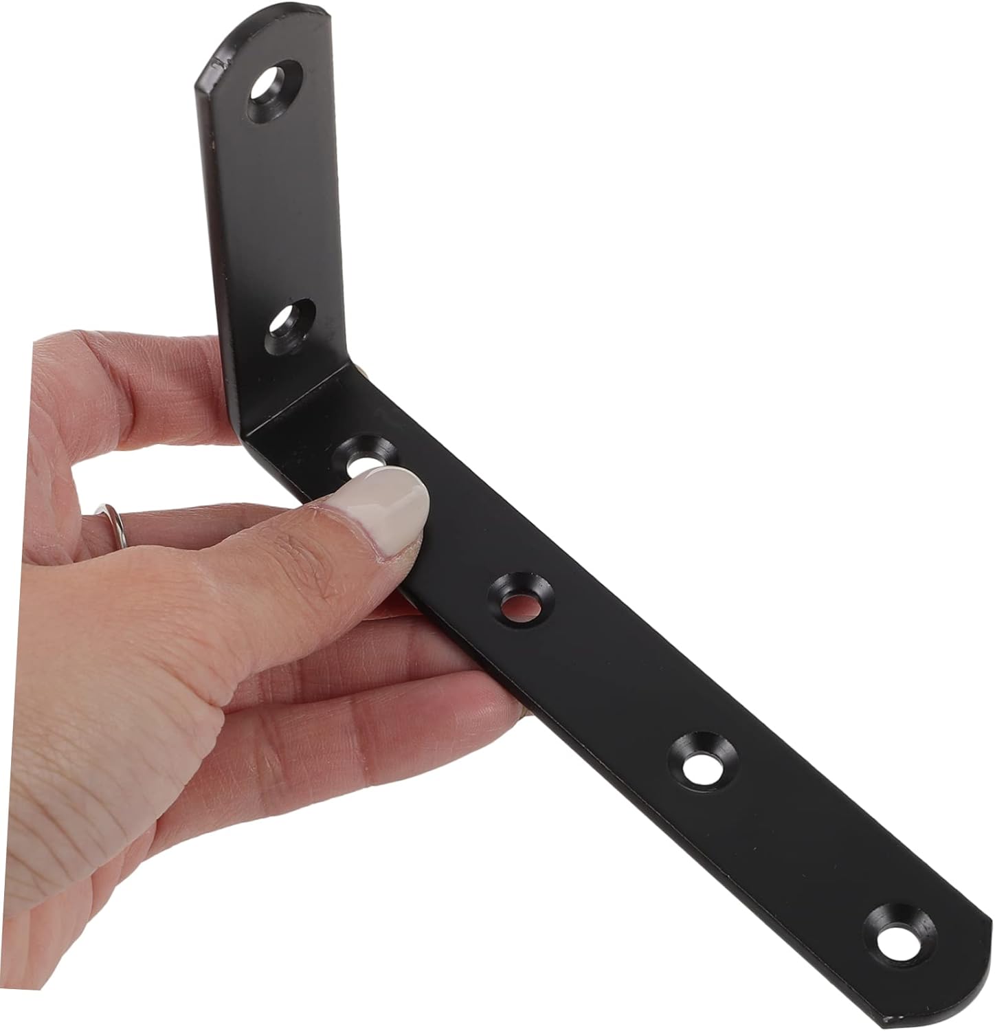 Angoily 10pcs Bracket for Shelves Heavy Duty Corner Brace Wall Mount Support for Furniture Repair Decorative Shelf Brackets