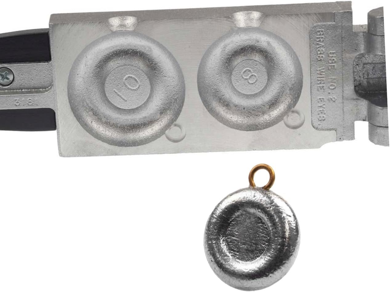 BT Outdoors Grey Lead River Fishing Sinker Size: 8 oz, 10 oz